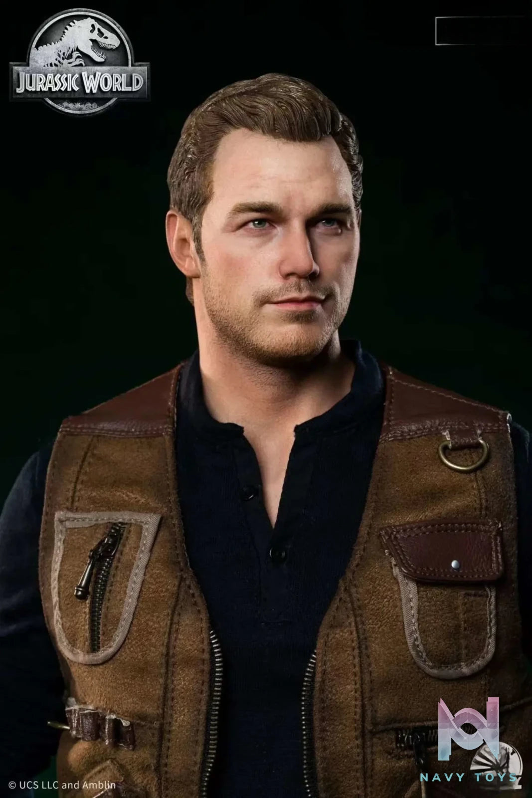 INFINITY Studio – Jurassic World 2 Owen Grady & Little Blue (Licensed)