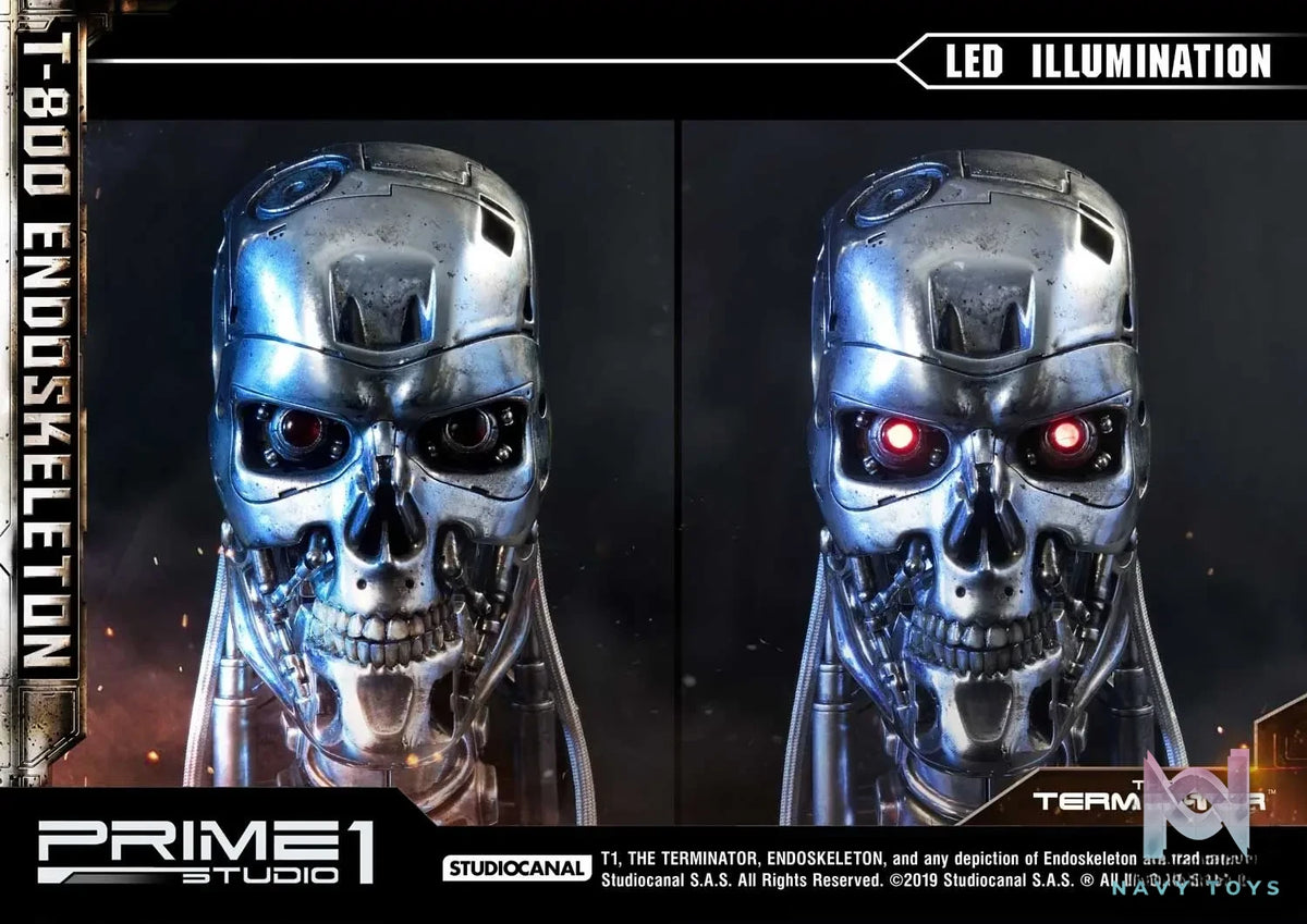 Prime 1 Studio – High Definition Bust The Terminator (Film) T-800 Endoskeleton Head HDBT1-01 (Licensed)
