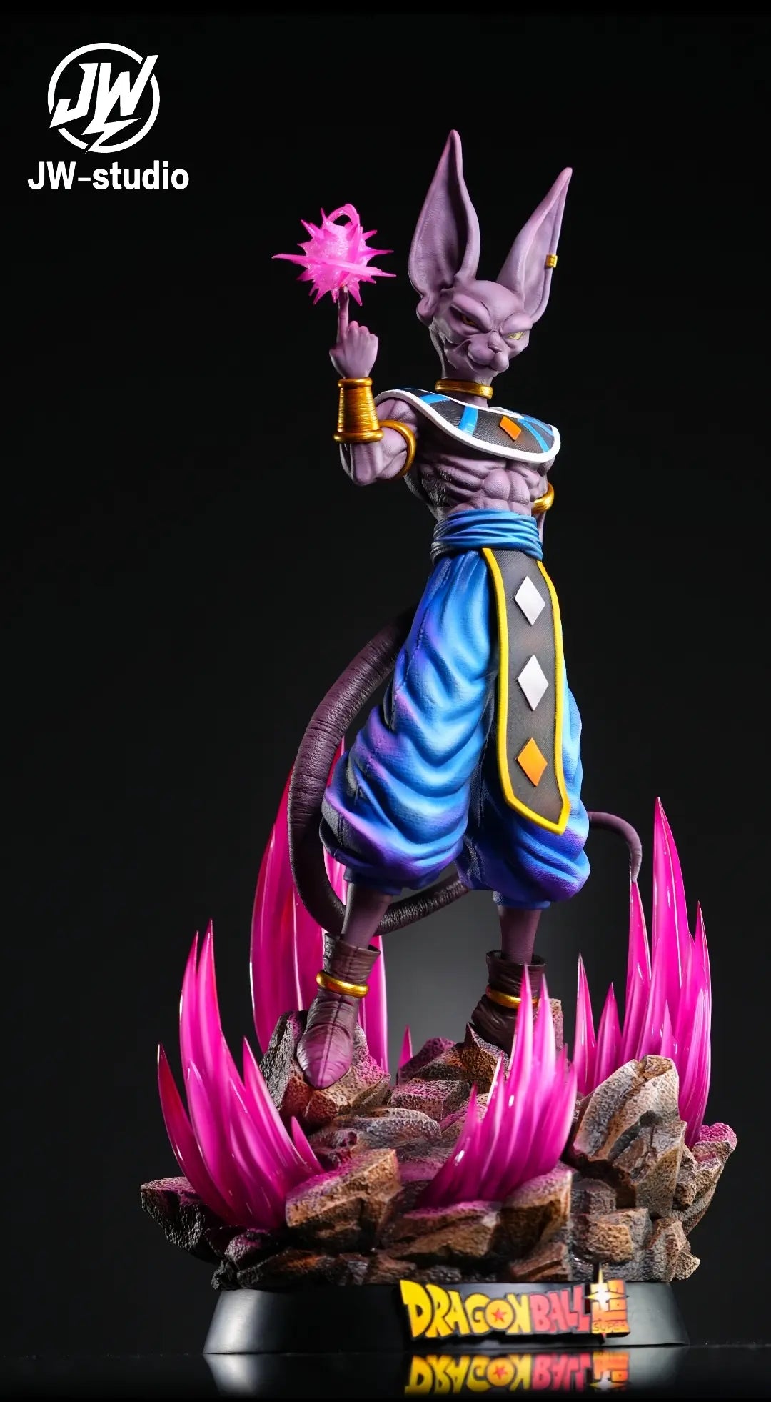 JW Studio - Dragon Ball Series Beerus resin statue Navy Toys anime figure