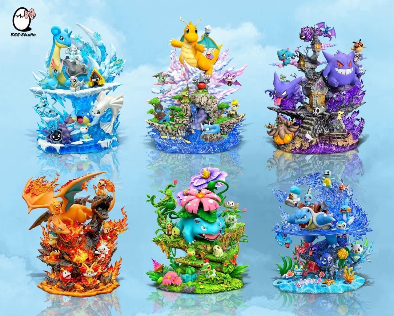 Dragon Group - Pokemon - Egg Studio resin statue egg studio anime figure