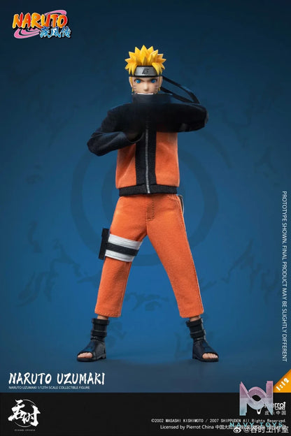 TUNSHI – Naruto Shippuden Naruto Uzumaki 1/12 Scale Clothed Action Figure TS-020 (Licensed)
