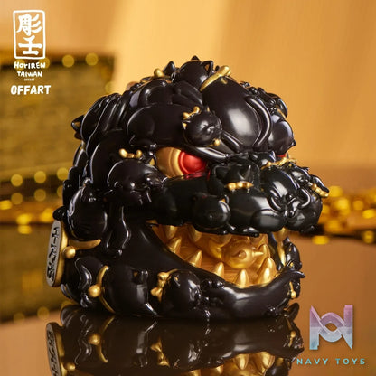 OFFART & A Ren – OFFART X Horiren Red Flame Hundred Cats Mini – Black Gold Bust (Licensed)