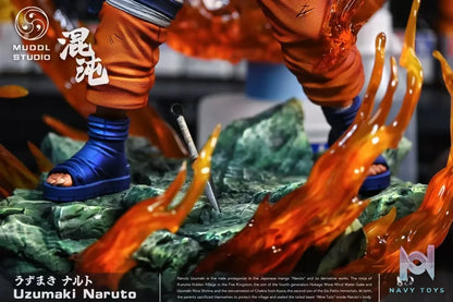 MUDDL Studio - Naruto Final Valley Battle Naruto Uzumaki resin statue Navy Toys anime figure