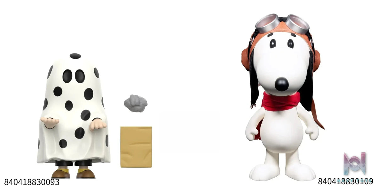 Super7 – Charlie Brown (with Ghost Sheet) X Peanuts DELUXE Wave 01 – Snoopy (Flying Ace) (Licensed)