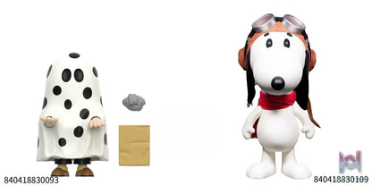 Super7 – Charlie Brown (with Ghost Sheet) X Peanuts DELUXE Wave 01 – Snoopy (Flying Ace) (Licensed)