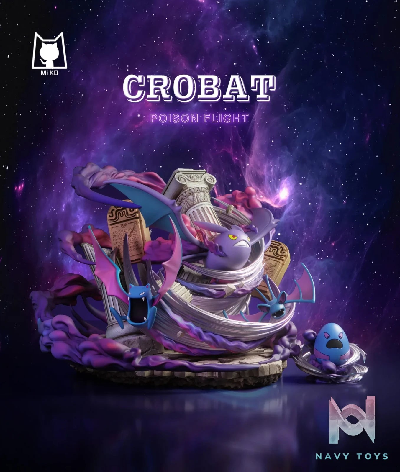 Miko Studio – Pokemon Evolution Set #10: Crobat Evolution Set