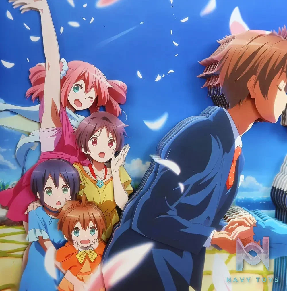 KALA HOME Studio – Love, Chunibyo & Other Delusions! Multiple Characters 3D Decorative Painting Love, Chunibyo & Other Delusions!