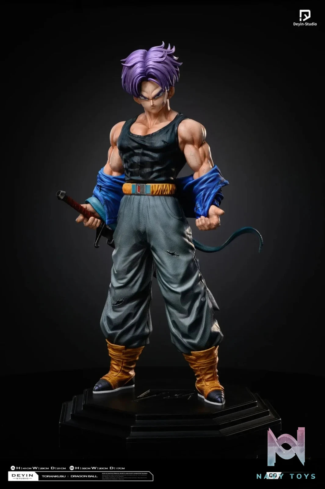 Deyin Studio - Dragon Ball Future Trunks resin statue Navy Toys anime figure