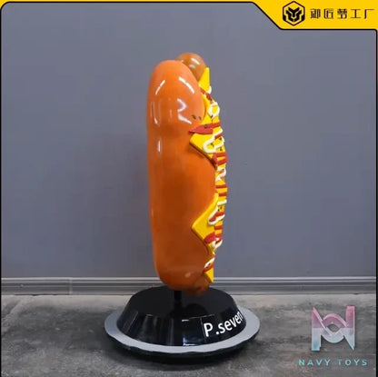 Royal Craftsman Studio – Large Simulated Hot Dog Model Large Scale Sculpture