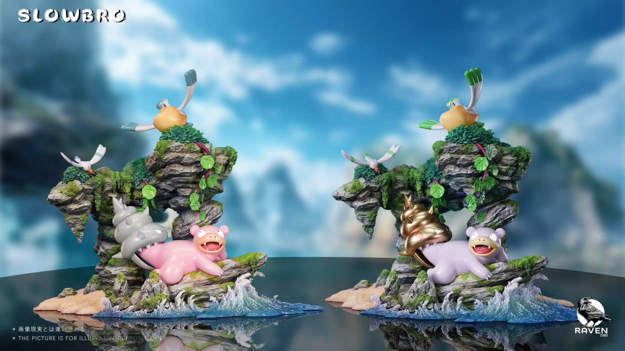 Slowpoke 2.0 - Pokémon resin statue RAVEN Studio anime figure