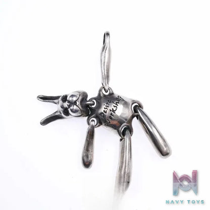 Raven Studio (silver jewelry) – Original Design “Desperate Rabbit” Pendant Original