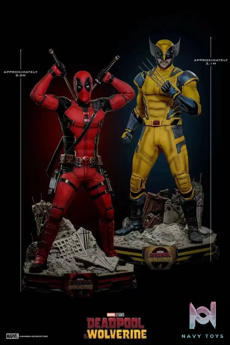 HOTTOYS Studio – Marvel Deadpool & Wolverine STA2401 Deadpool & STA2402 Wolverine (Licensed)