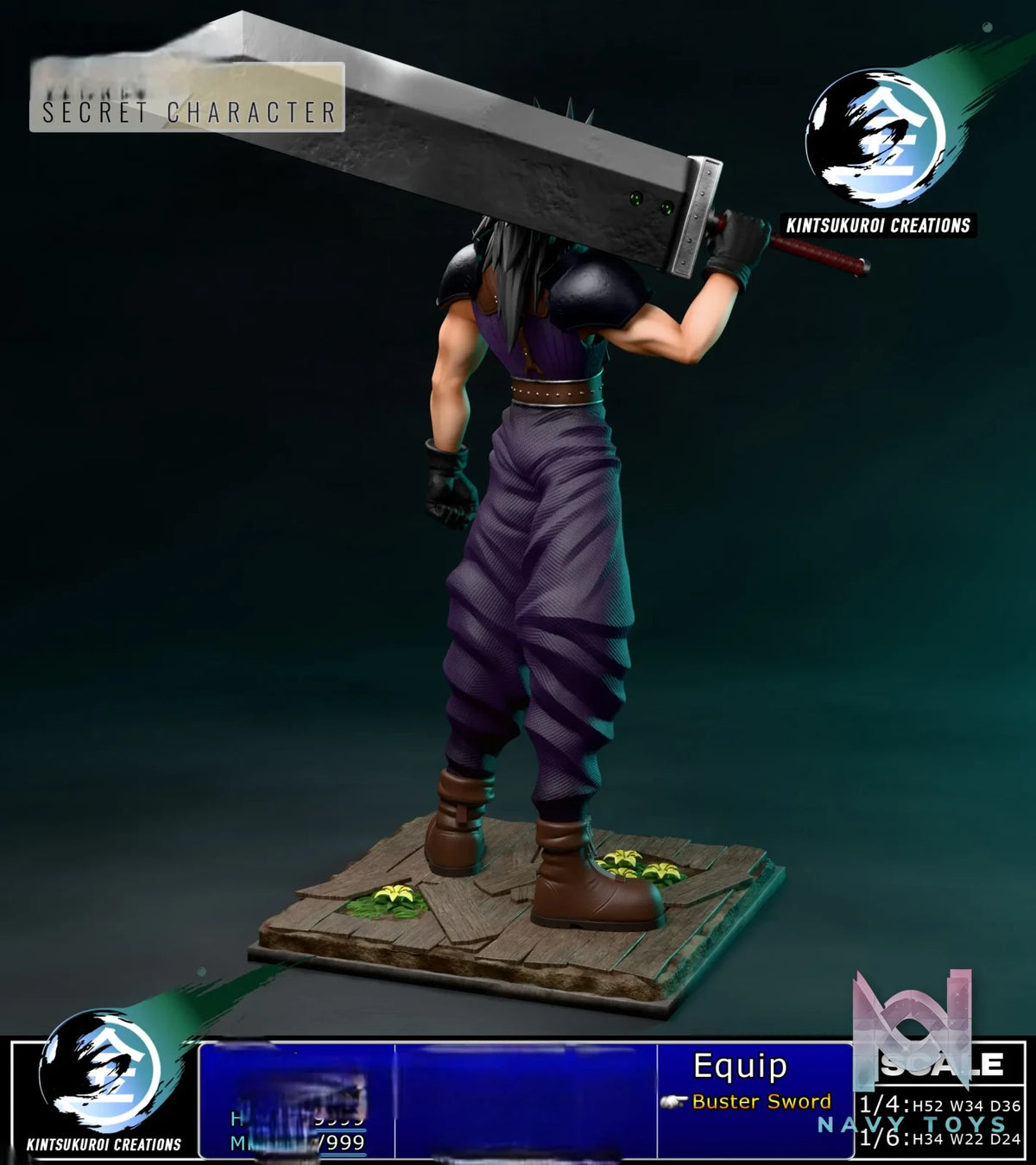 Kintsukuroi Creations Studio – Zack Fair Final Fantasy VII