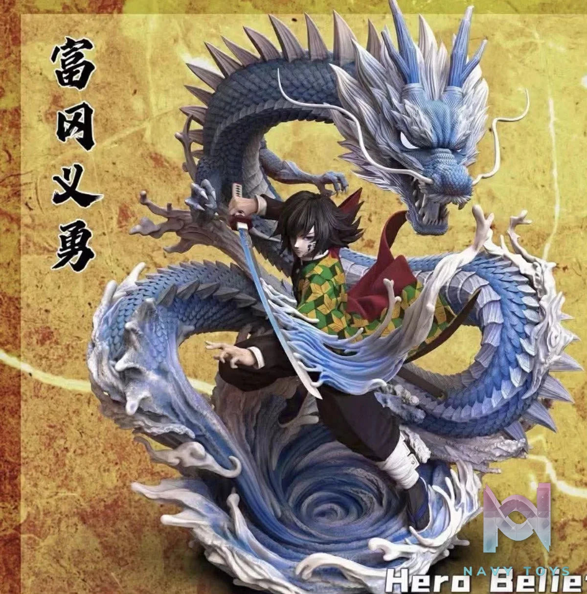 Tomioka Giyuu - Kimetsu No Yaiba - YYGK Studio ( Sale 50%) resin statue Navy Toys anime figure