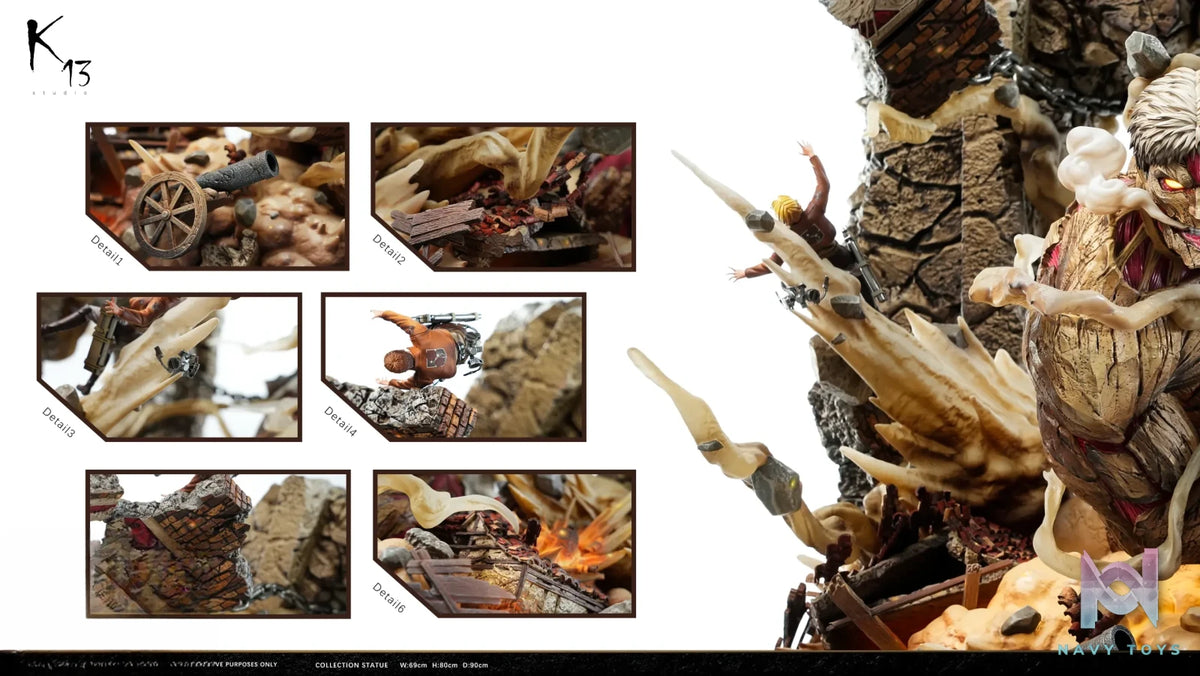 K13 Studio X Poker Monster Studio – Armored Titan Attack On Titan