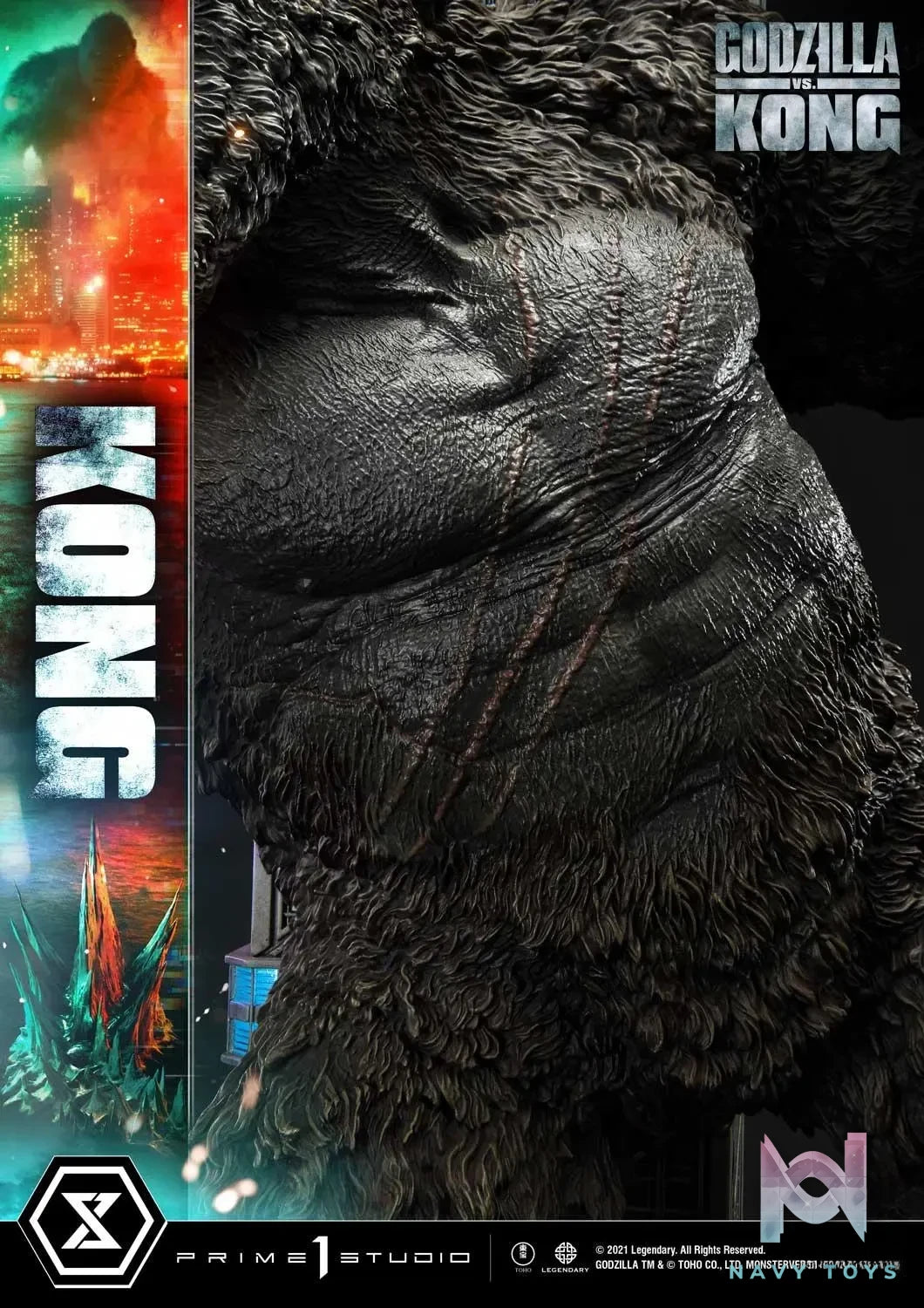 Prime 1 Studio – Ultimate Diorama Masterline Godzilla vs Kong Kong Final Battle UDMGVK-02 (Licensed)