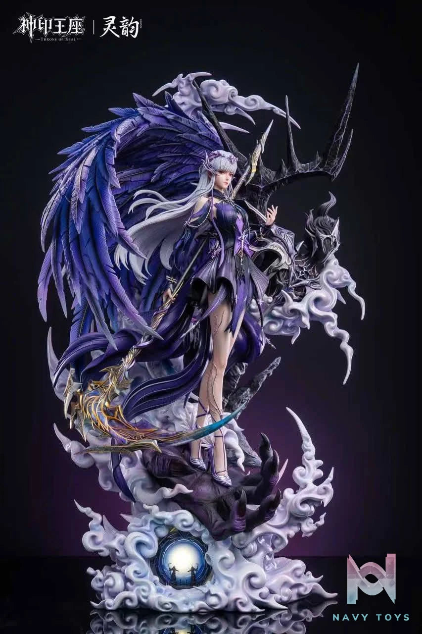 Cai'er resin statue LingYun Studio anime figure