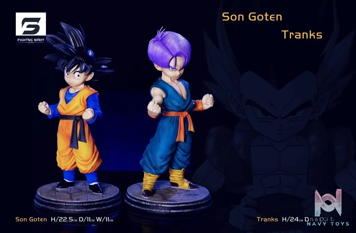 Fighting Sprit Studio - Dragon Ball Son Goten & Trunks resin statue Navy Toys anime figure