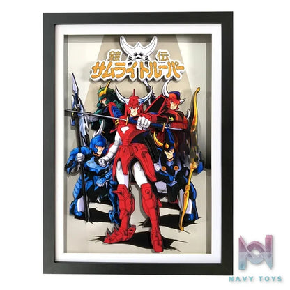 KALA HOME Studio – Ronin Warriors Multiple Characters 3D Decorative Painting Ronin Warriors
