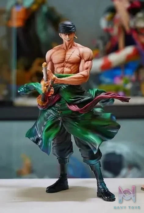 Jinshan Studio & ZORO Studio - One Piece Roronoa Zoro Series 1 Battōjutsu Roronoa Zoro resin statue Navy Toys anime figure