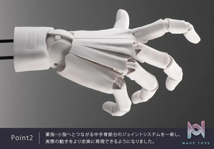 Kotobukiya – Artist Support Item Hand Model 1/1 L Grey & White AT029 AT030 (Licensed)
