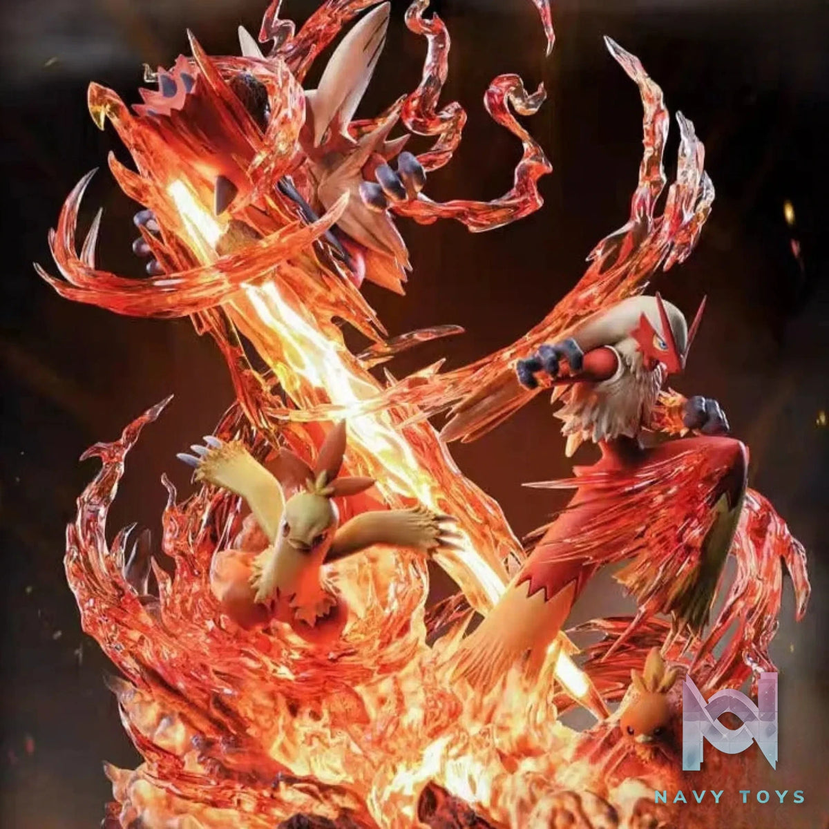 Fantasy Studio – Pokémon GX Evolution Series – Blaziken Family “Blaze Kick”