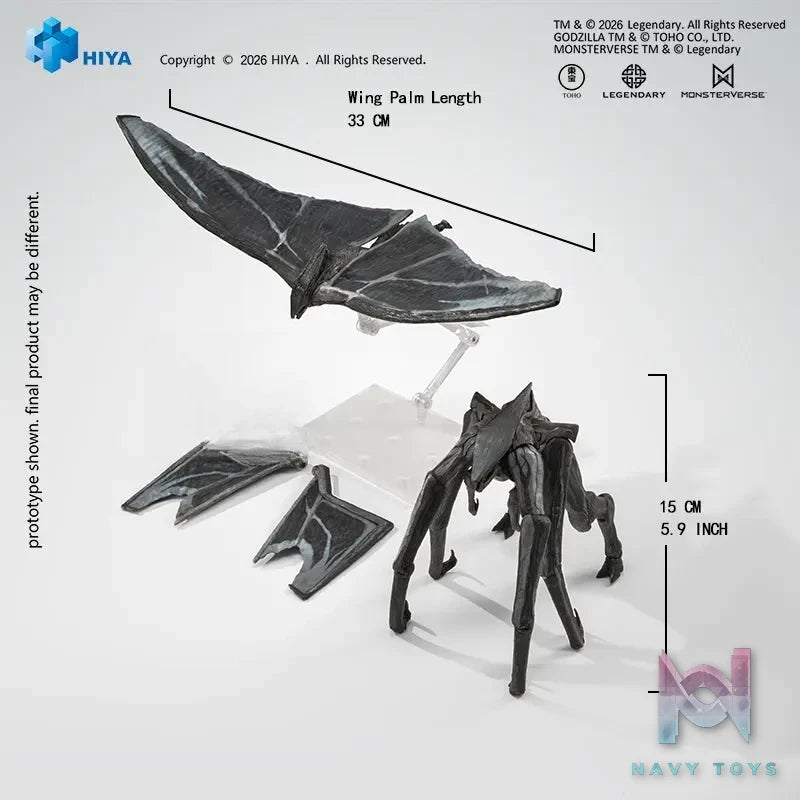 Hiya Toys – Exquisite Basic Series Godzilla (2014) Male X Female MUTO 2-Pack (Licensed)