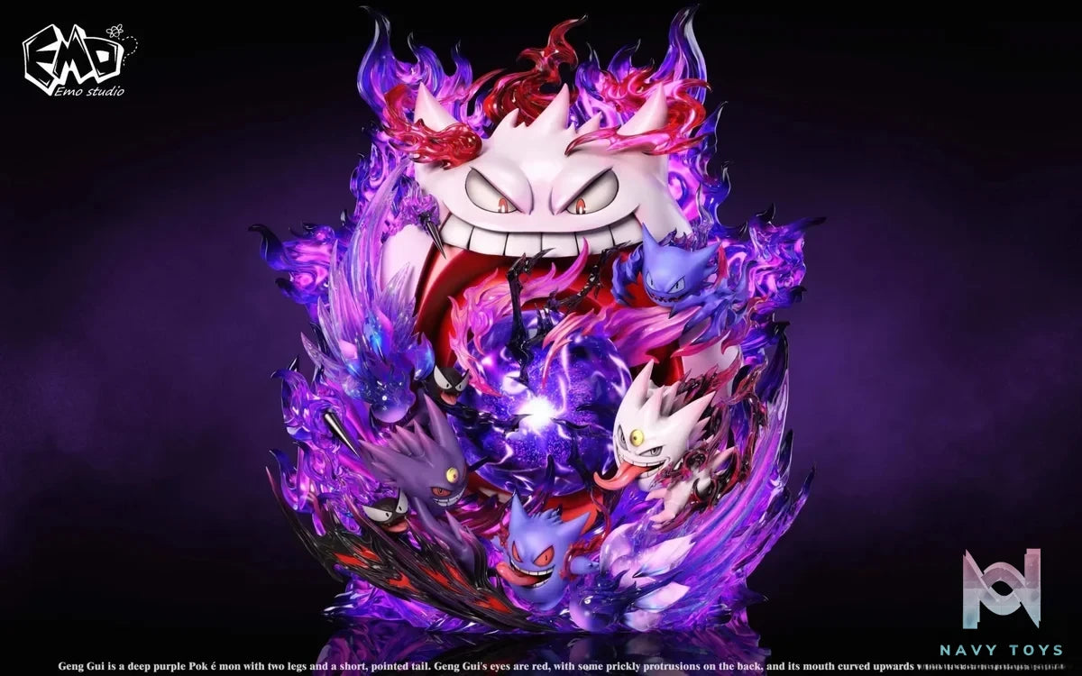 Emo Studio - Pokemon Emo Graduation Model 1 Gengar resin statue Navy Toys anime figure