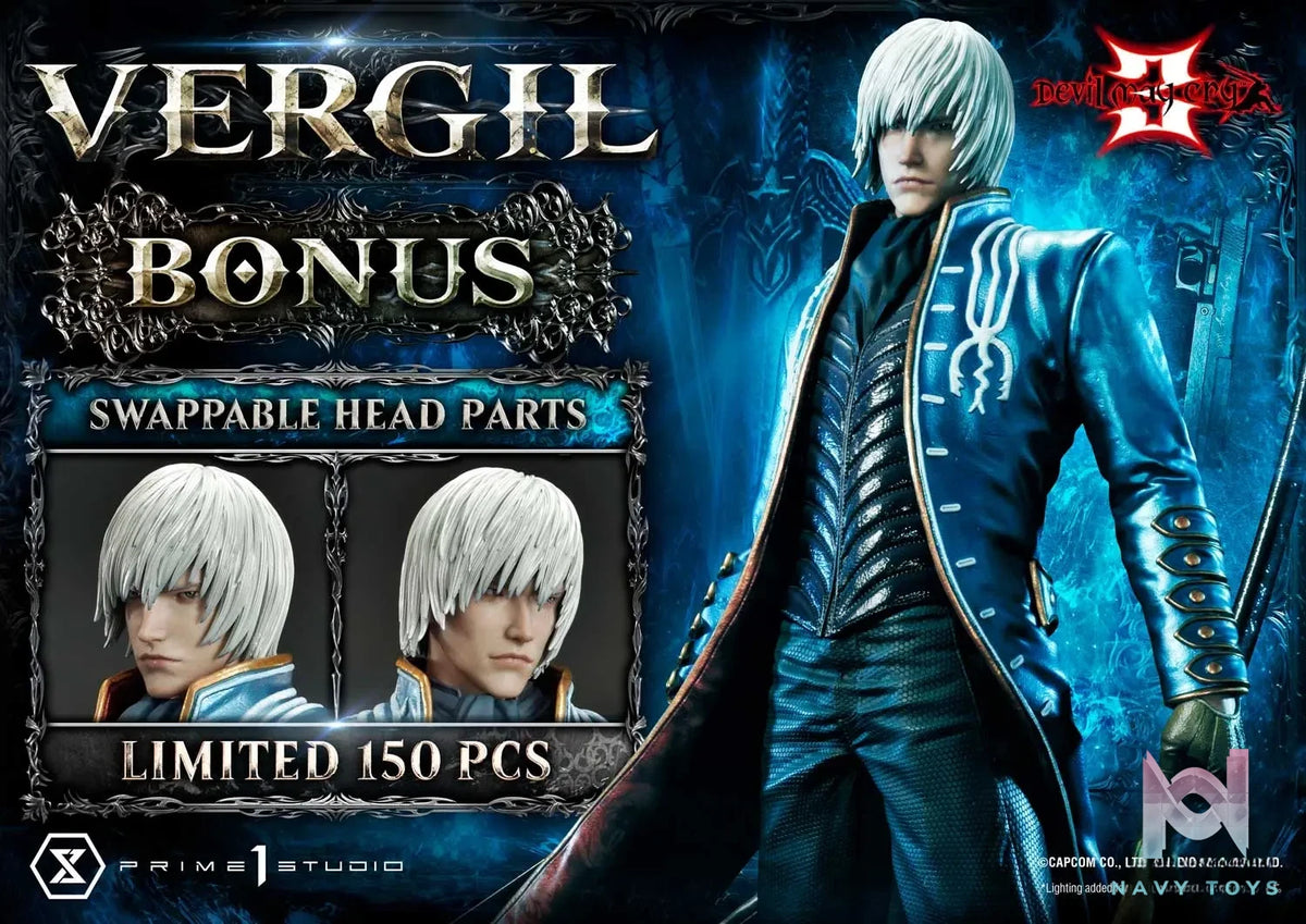 Prime 1 Studio – Ultimate Premium Masterline Devil May Cry Vergil UPMDMC3-02 UPMDMC3-02DX UPMDMC3-02DXS (Licensed)