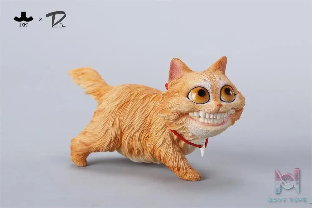 DOUBLE TWO & JXK – Original Urban Legends-Grinning Cat Figurine (Licensed)