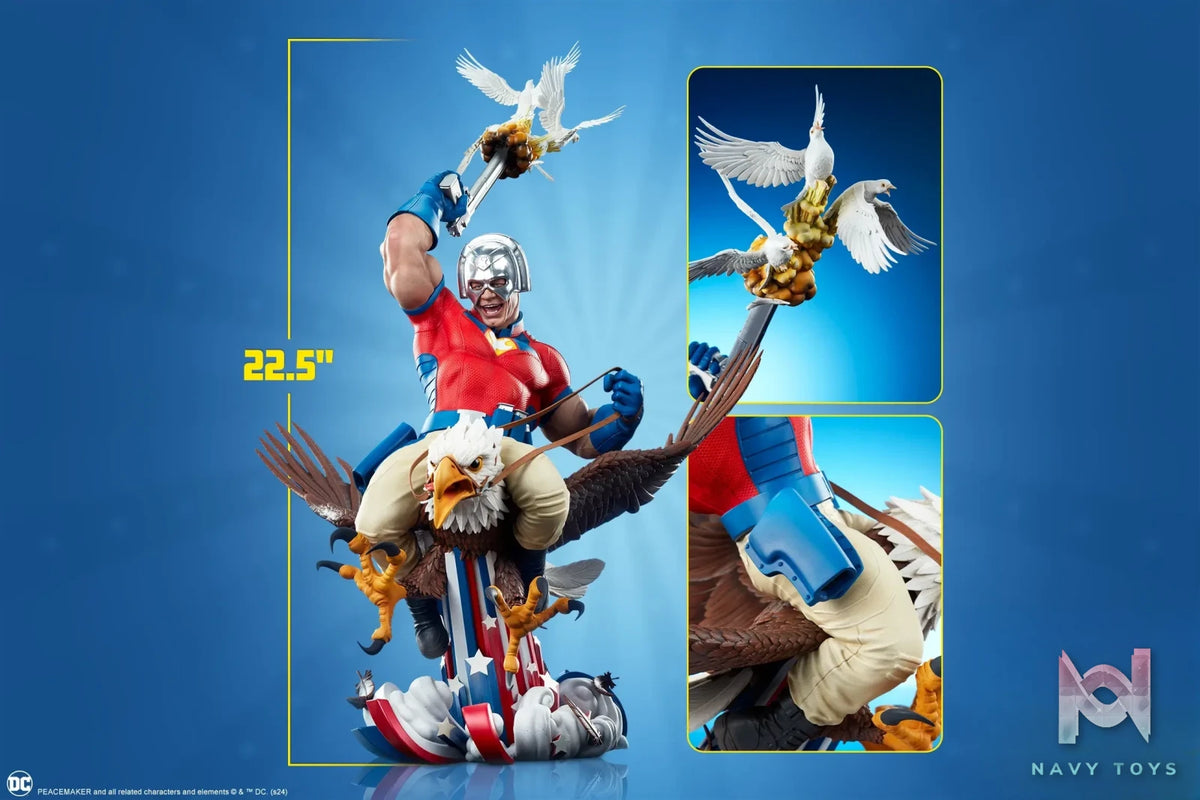 Sideshow Collectibles – Suicide Squad Peacemaker Eat Peace Statue (Licensed)