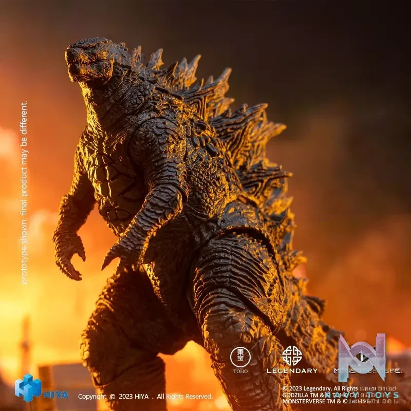 HIYA Studio – Exquisite Basic Series None Scale 7 Inch GODZILLA VS KONG Godzilla Action Figure (Updated Version) EBG0061