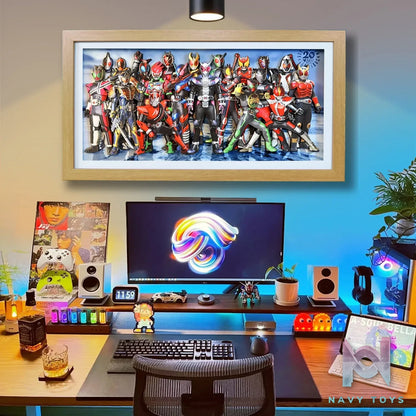 KALA HOME Studio – Kamen Rider Multiple Characters #01 3D Decorative Painting Kamen Rider