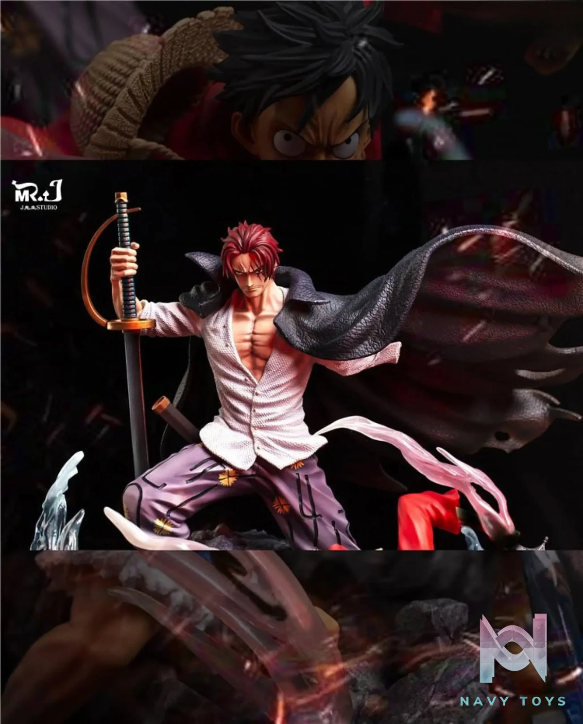 Mr.J Studio – One Piece Luffy and Shanks