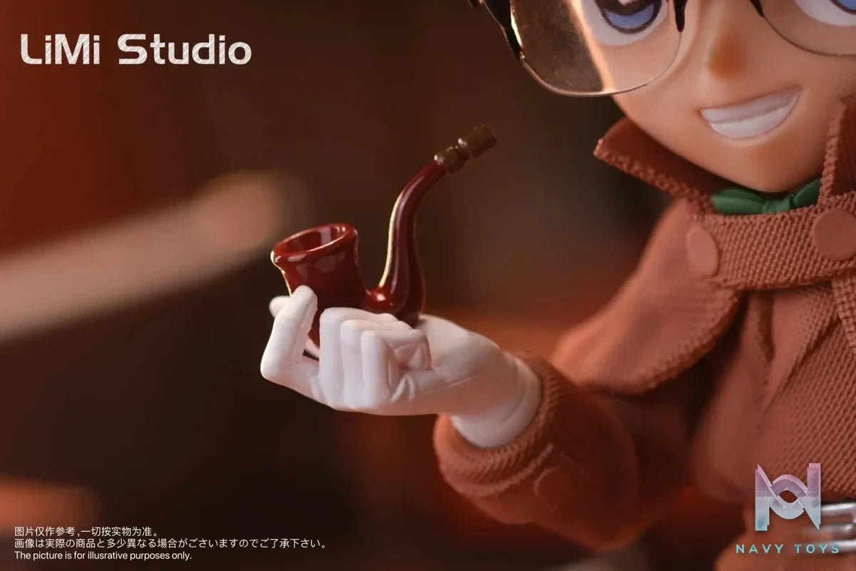LiMi Studio - Detective Conan Sherlock Holmes Edogawa Konan resin statue Navy Toys anime figure