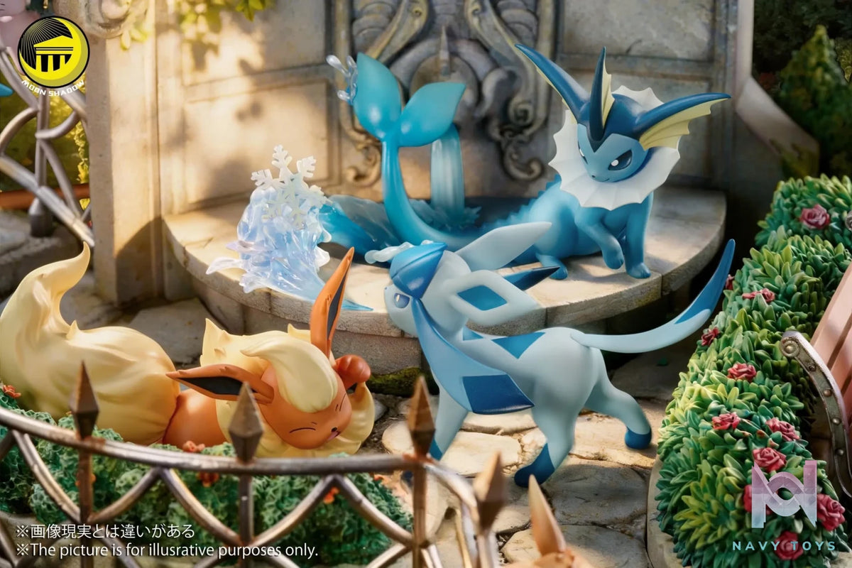 MoonShadow Studio – Eevee Family Anniversary Garden Diorama Pokémon