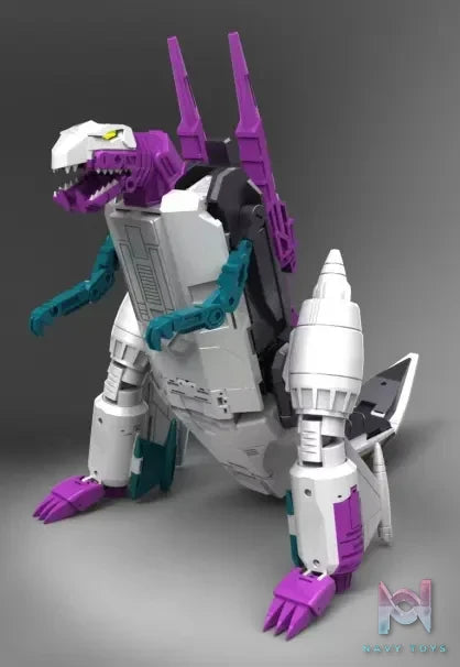Keith’s Fantasy Club Studio – E.A.V.I. Metal Phase P-10A+ Kingzilla Snapdragon Offwhite Version Transformers