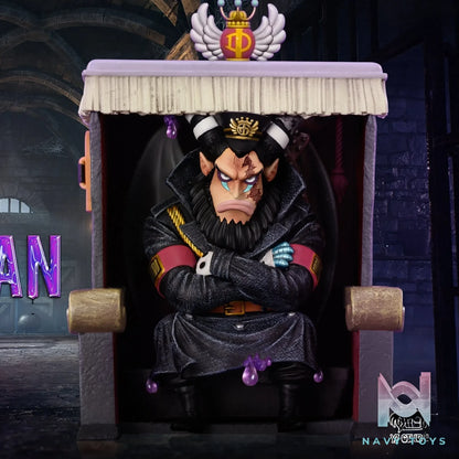 YZ Studio – One Piece Impel Down Prison Series #9 Deputy Warden Seated Magellan