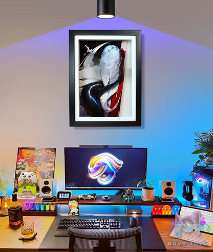 KALA HOME Studio – Ayanami Rei 3D Decorative Painting Neon Genesis Evangelion