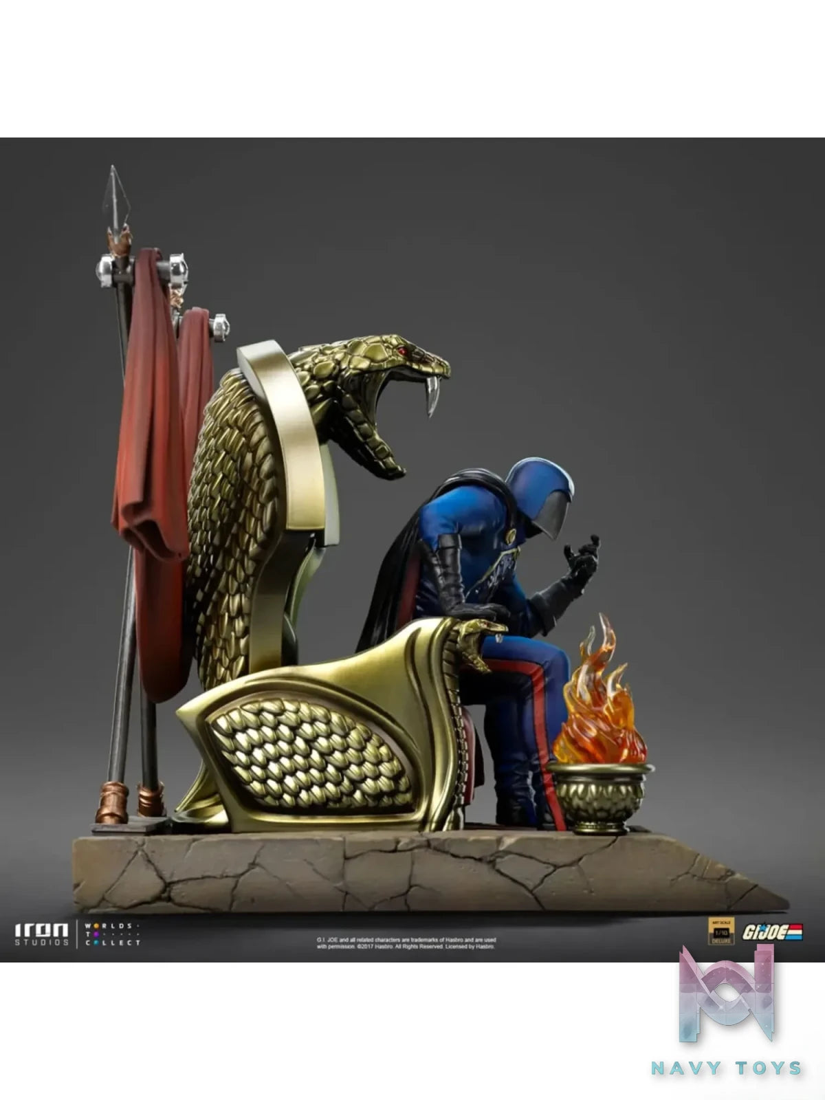 Iron Studios – Cobra Statue G.I. Joe Art Scale HASBR122225-10 (Licensed)