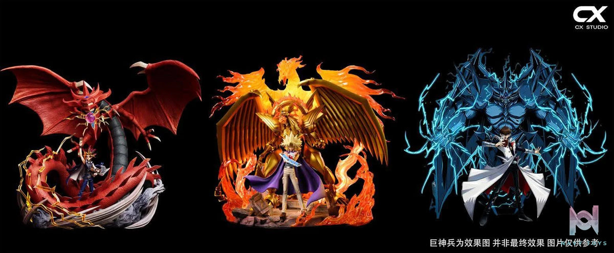 The Winged Dragon of Ra & Marik Ishtar resin statue CX Studio anime figure