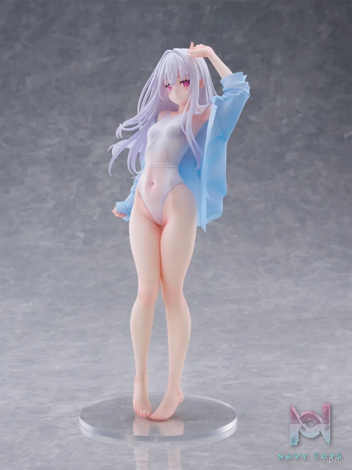 FURYU – TENITOL TALL MIGNON WORKS shiro Swimsuit ver. Figure (Licensed)