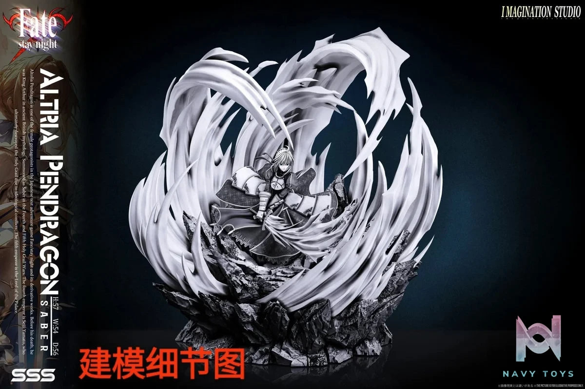 Artoria Pendragon resin statue Imagination Studio anime figure