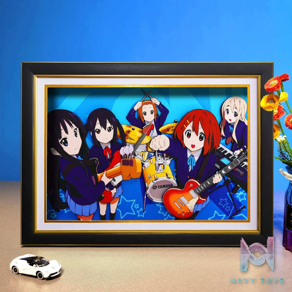 Yu Zhi Jiang Studio – K-ON! Multiple Characters Series #2 3D Decorative Painting K-ON!