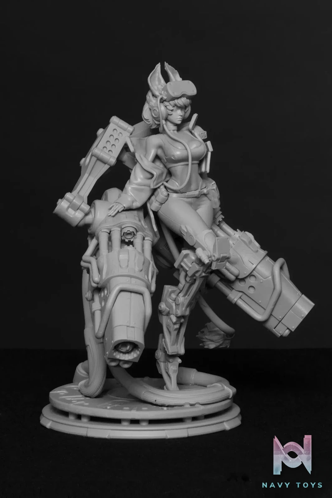 TRS Studio – Original Dogs of War: Dual Guns Emily V Unpainted Figure (Licensed)
