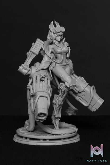 TRS Studio – Original Dogs of War: Dual Guns Emily V Unpainted Figure (Licensed)