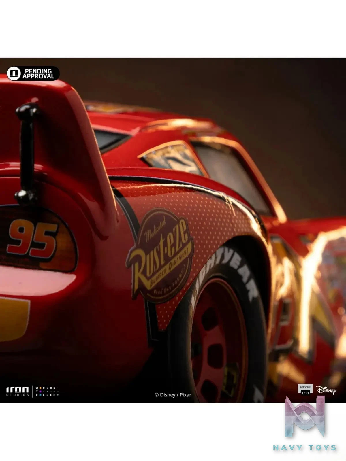 Iron Studio – Cars Lightning McQueen DSNEY114024 DSNEY113924-10 (Licensed)