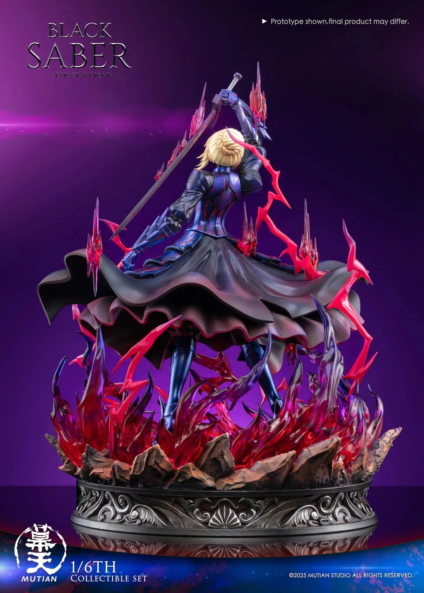 Mu Tian Studio - Fate/stay night Heaven's Feel Saber Alter resin statue Navy Toys anime figure