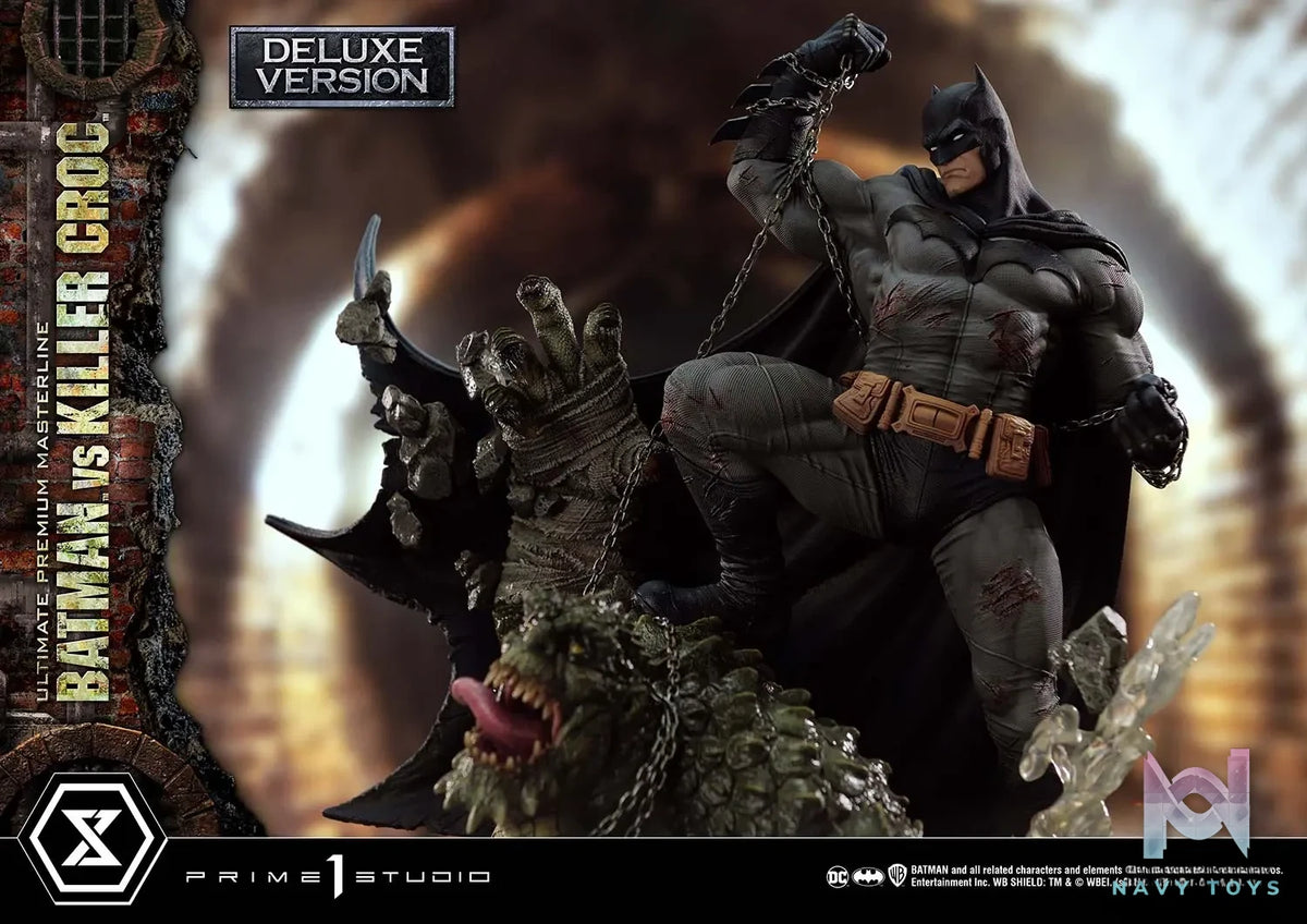 Prime 1 Studio – Ultimate Premium Masterline Batman (Comics) Batman Versus Killer Croc UPMDC-07 UPMDC-07DX UPMDC-07DXS (Licensed)