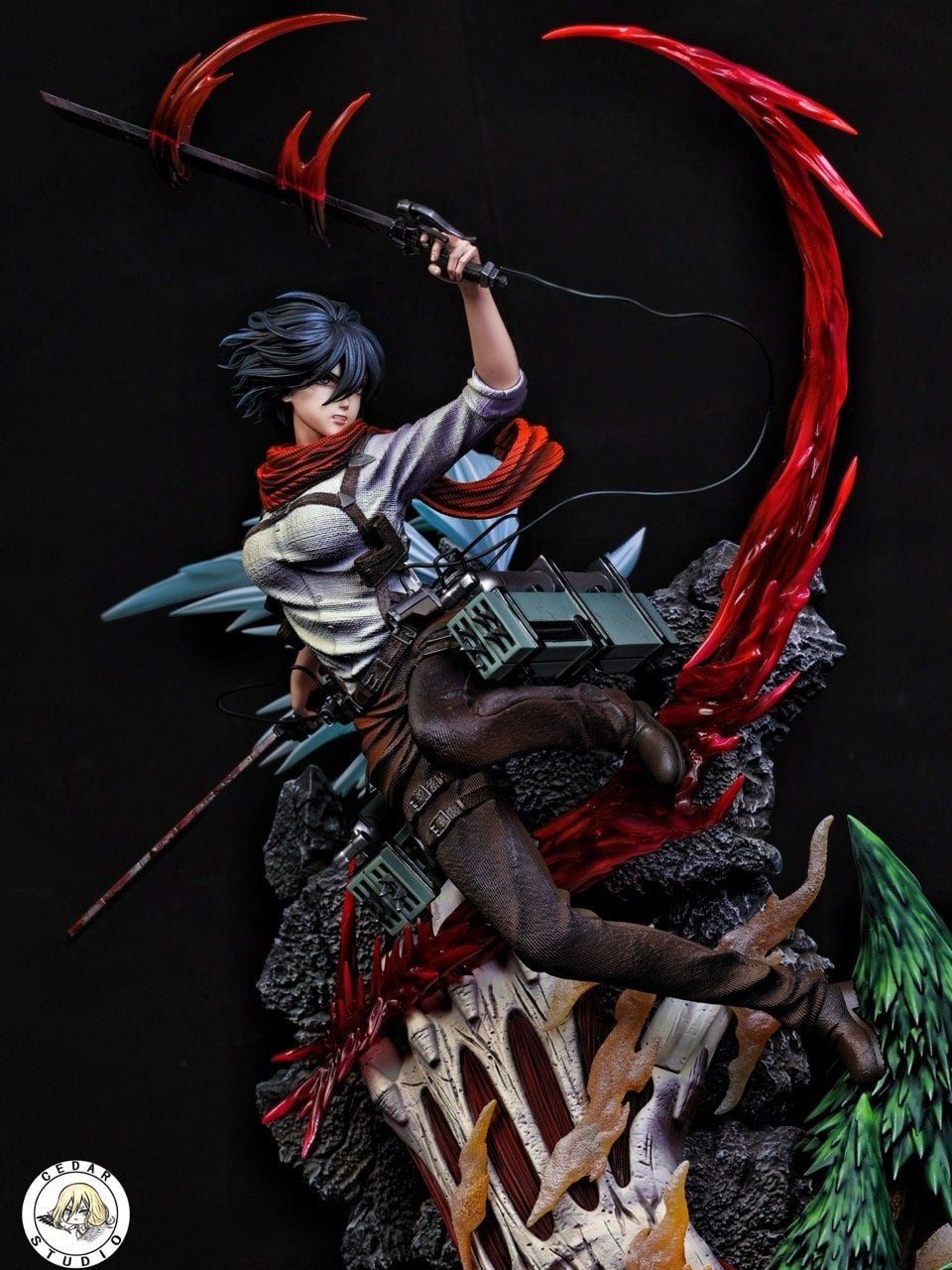 Mikasa Ackerman - Attack on Titan - Cedar Studio resin statue Cedar Studio anime figure